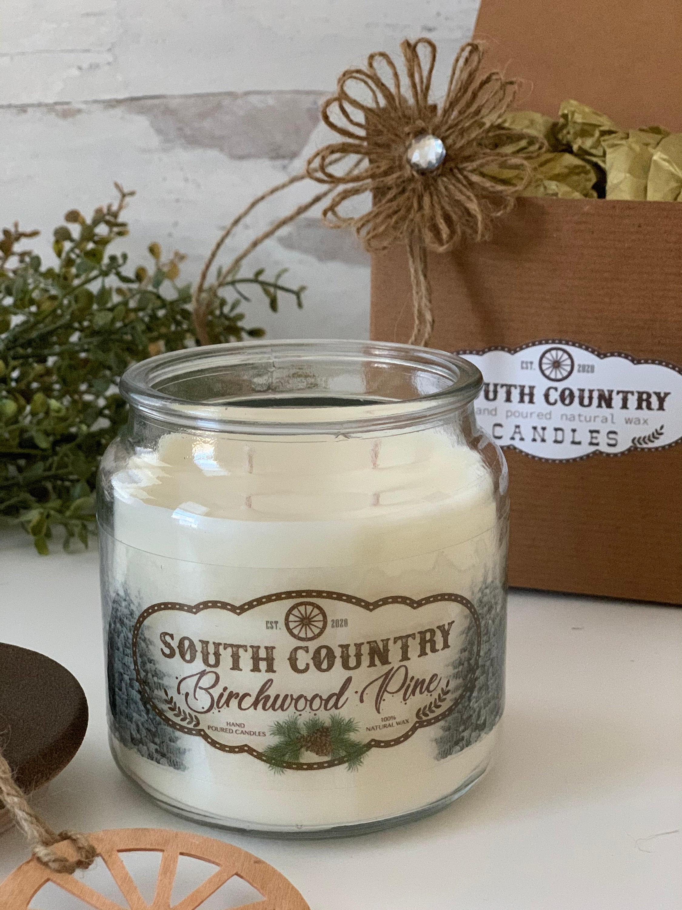 Birchwood Pine Scented Candles l Hand poured l Coconut Wax l Etsy