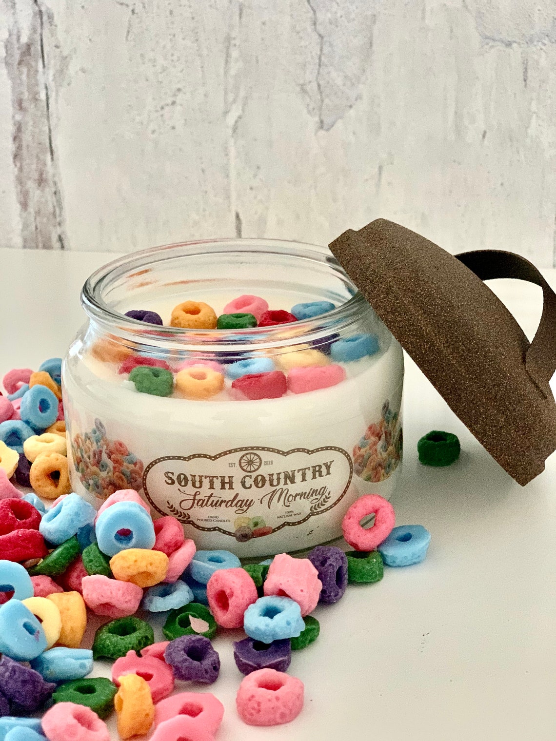 Cereal Fruit Loops Scented Candle L South Country Candle Etsy UK