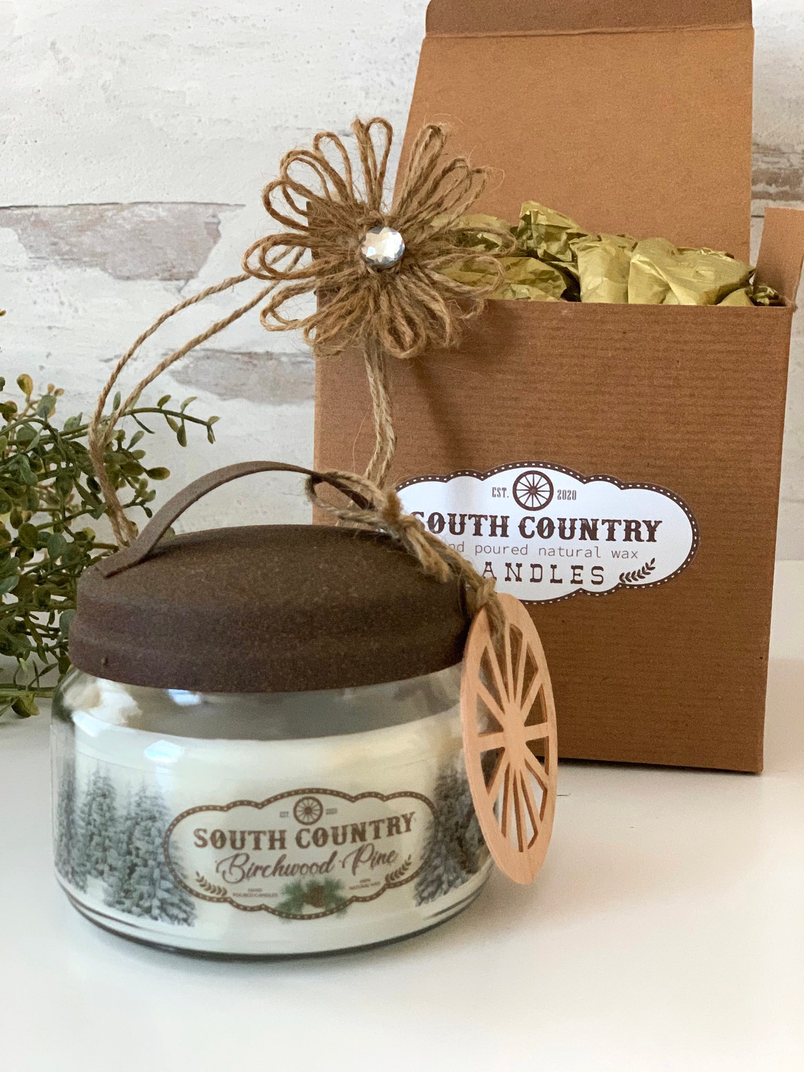 Birchwood Pine Double Wicked Candle Jar l Hand poured l Etsy