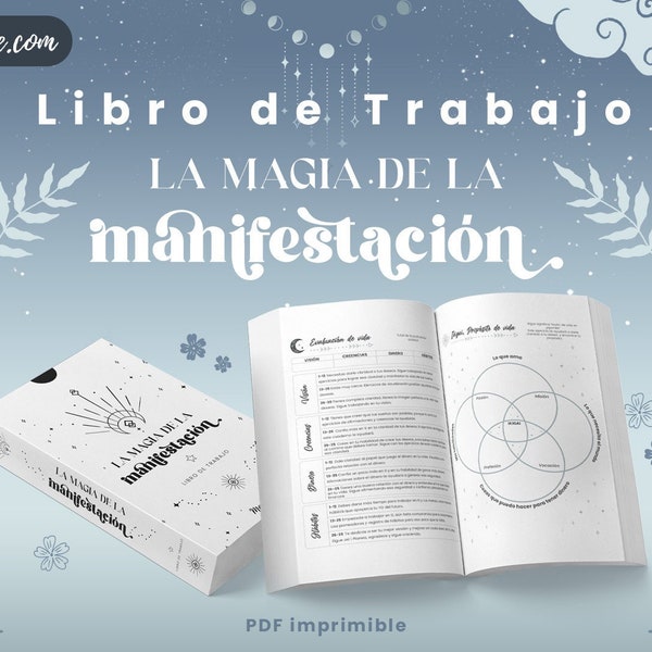 Libreta de Ejercicios Para La Ley De Atracción | Workbook de Manifestación | Diario de Manifestación