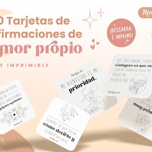 Cartes d'affirmation d'amour de soi | amour de soi | Cartes d'affirmation | pdf imprimable