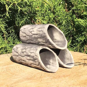Ceramic aquarium tubes for fish or shrimp, Cichlid tunnel Aquarium tunnel, Ceramic aquarium driftwood, Fish tank accessories Fish tank decor