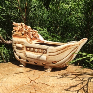 Aquarium ceramic boat, Fish Tank Decor, Aquarium decoration, Fish Tank Accessories, Betta fish tank, Fish Tank Decoration, Aquarium Decor