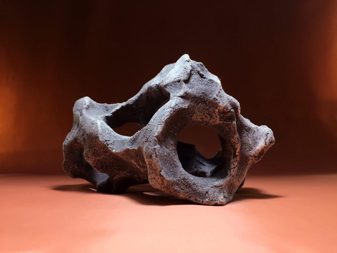 Ceramic Aquarium Stone, Aquarium Decoration, Cichlid Cave Fish Cave ... - Goldfish And Stone Aquarium Decoration