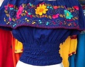 Blusas mexicanas bordadas a mano