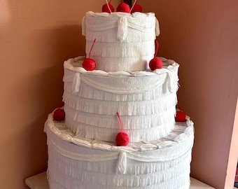 Customizable 3-Layer Cherry Cake Piñata