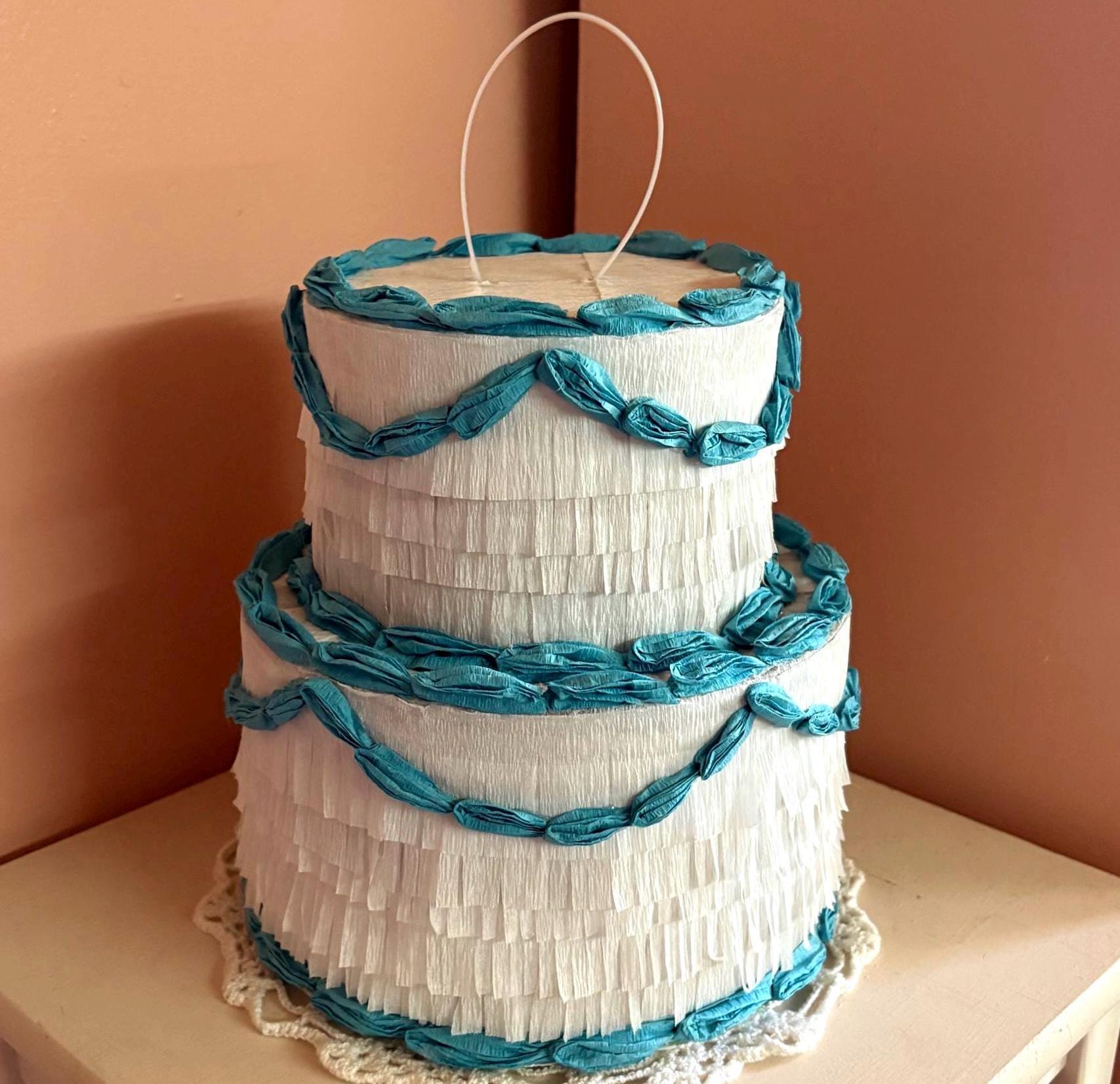 Mini Blue Cake Piñata