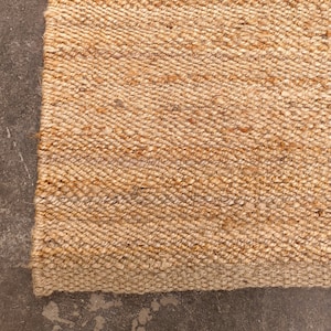 8x10 Ft Custom Hemp Jute Runner, Handmade Natural Jute Beige Stairway Large Area Bohemian Nursery Boho Kitchen Modern Home Decor Outdoor Rug