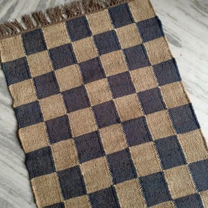 Indian Kilim runner Handwoven Wool Jute Rug Handmade Kilim Dhurrie Rug, Motifs Oriental Traditional Indian Geometric Turkish Home decor