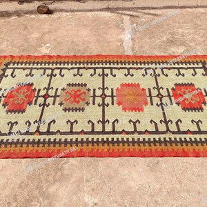 Handmade Kilim Jute Rug, 10x10 ft Custom Multicolor Jute Rug, Turkish Wool Rug, Indoor Wool Jute Rug, Indian Dhurrie Rug, Office Decor Rug