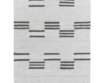 Indischer Handgewebter Hanf Teppich, Jute Kelim Läufer, Dhurrie, Natürlicher Jute Hanf Handgeflochtener Teppich, Jute Teppich, Jute Teppich Läufer
