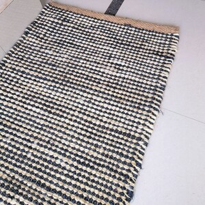 Natural Jute Self Fit Stair Runner Rug , Custom Size Boho Hemp Jute Dhurrie Rug, Eco Friendly Runner for Hallway Entryway Livingroom