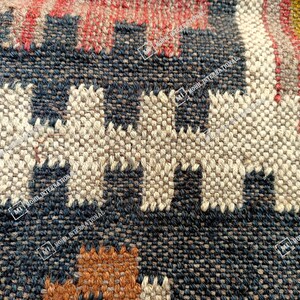 9x12 ft Custom Jute Rug, Handwoven Wool Jute Kilim Rug, Traditional Multicolor Jute Rug, Wool Jute Runner, Bohemian Rug, Indian Dhurrie Rug