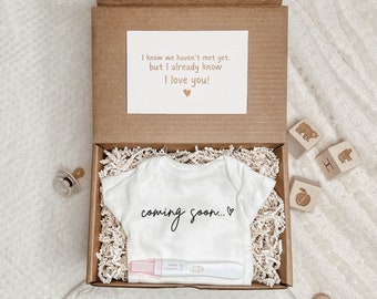 Pregnancy Announcement Box: Surprise! Baby Coming Soon on the Way