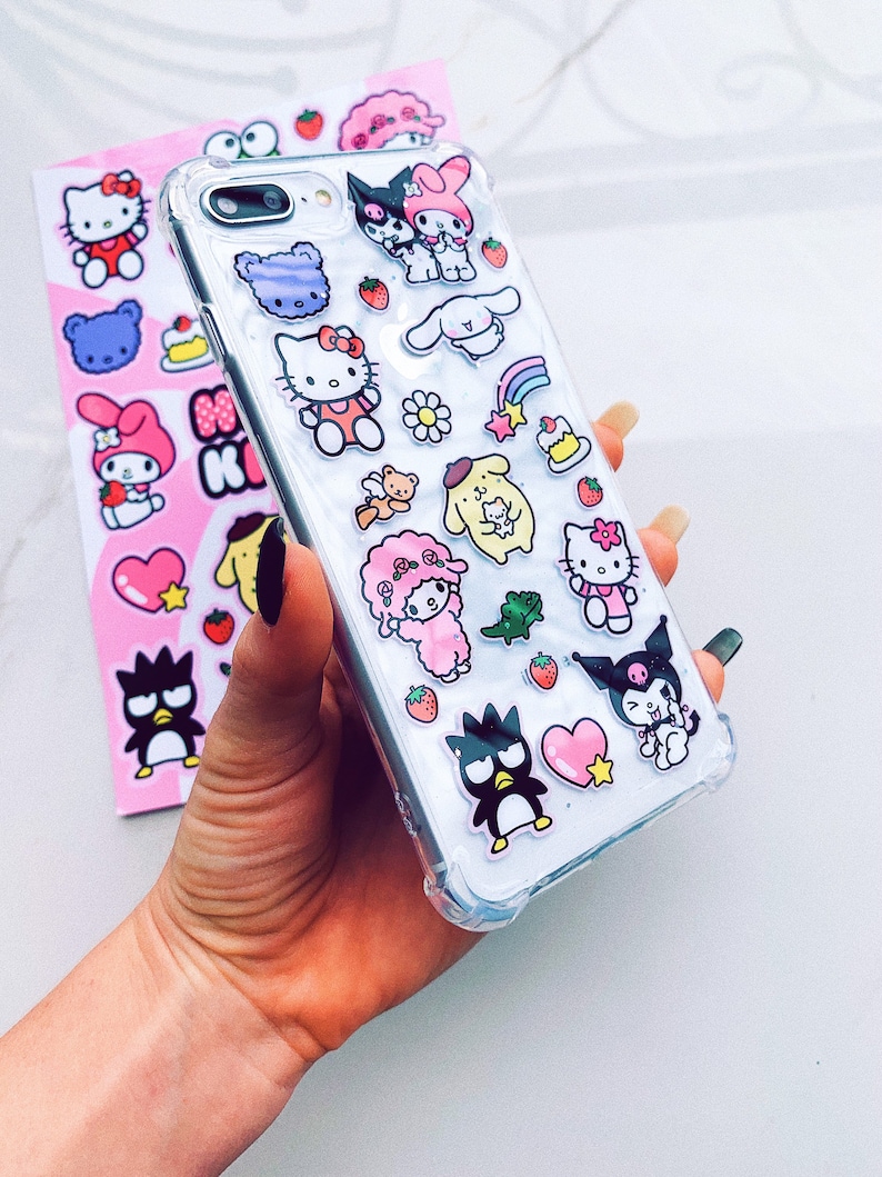 Hello Kitty handmade phone case iPhone 12 12 Mini 12case 12 | Etsy