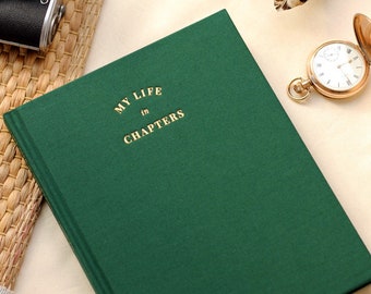 My Life in Chapters: 10 Year Guided Life Journal, Travel Memory Book, Wedding Gift Ideas Unique Registry Ideas, Travel Gift