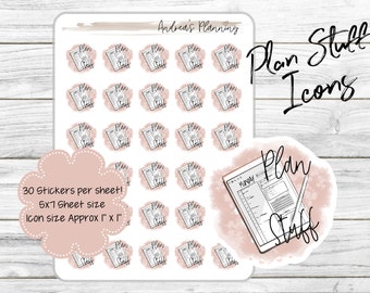 Functional Planner Sticker Icons / Plan Stuff / Erin Condren