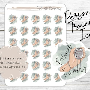 Funktionella planeringsdekaler / Personlig träning / Fitness / Erin Condren