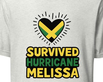 Survived Hurricane Melissa T-Shirt, Jamaica Storm Survivor Shirt