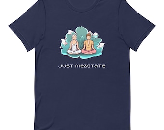 Unisex t-shirt, Just meditate