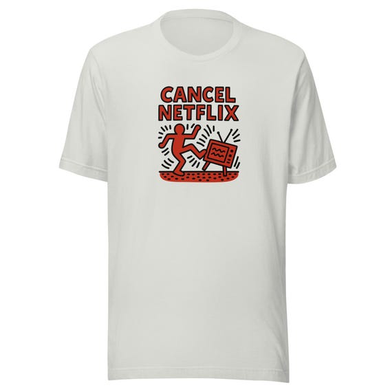 Cancel Netflix T-Shirt – Elon Musk Meme Tee, Kick the TV Shirt, Anti-Netflix time