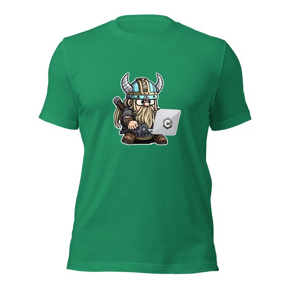 Unisex t-shirt with viking-programmer: Valhalla Debugging Squad