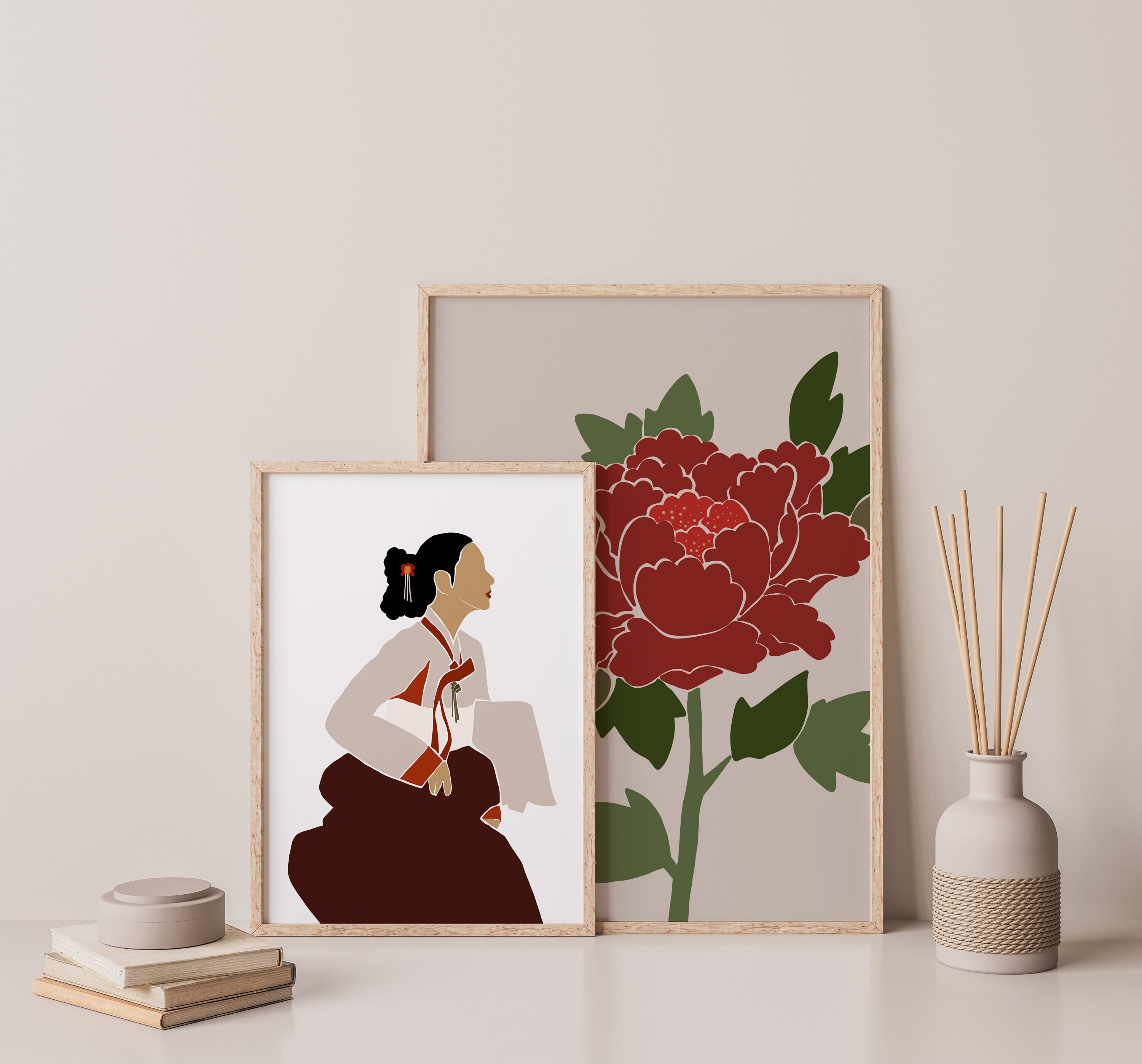 Korea Art Print Wall Art Print Korean Culture Korea Etsy