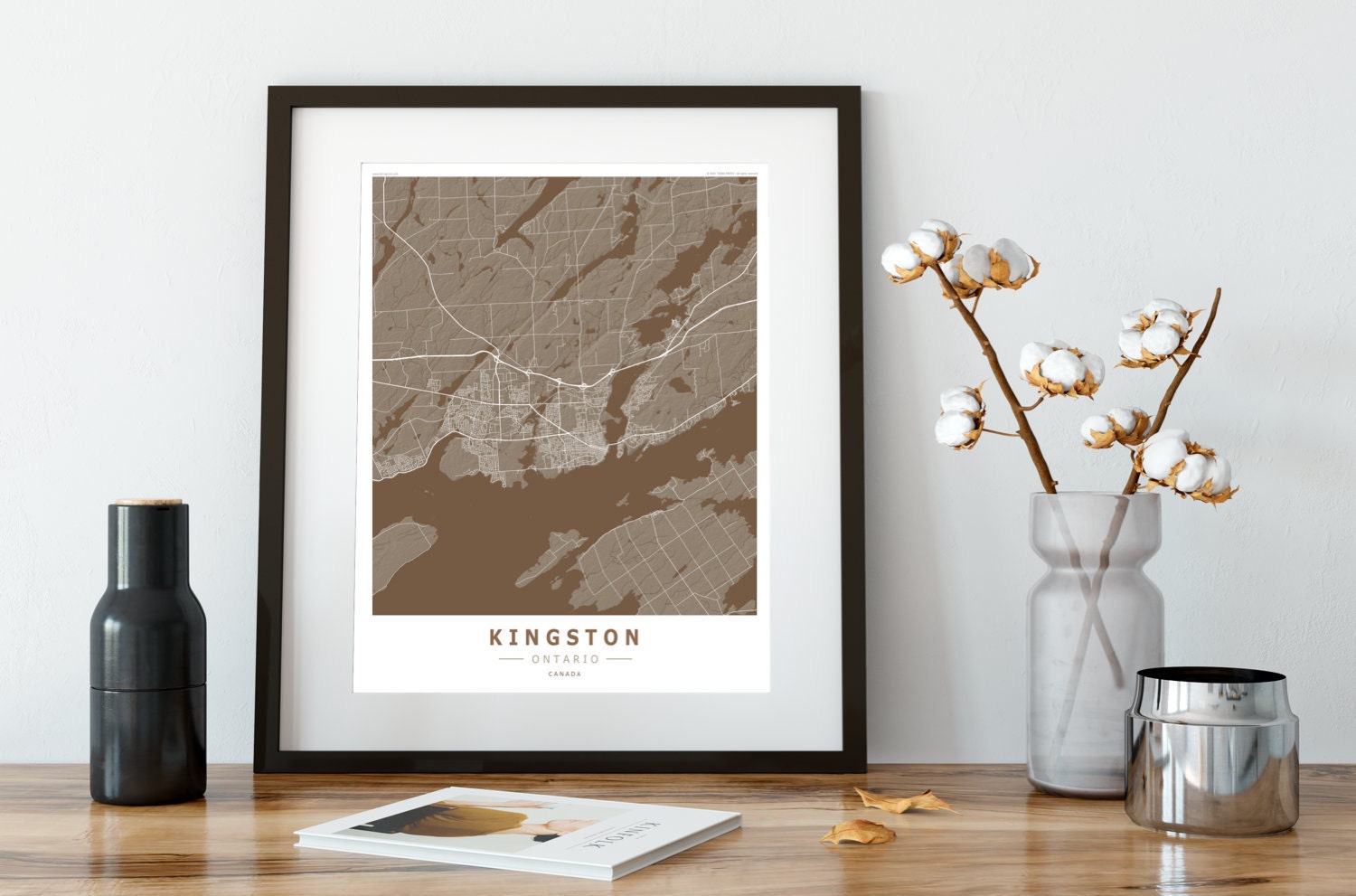 KINGSTON Map Print KINGSTON Poster City Map Print Gift Etsy UK