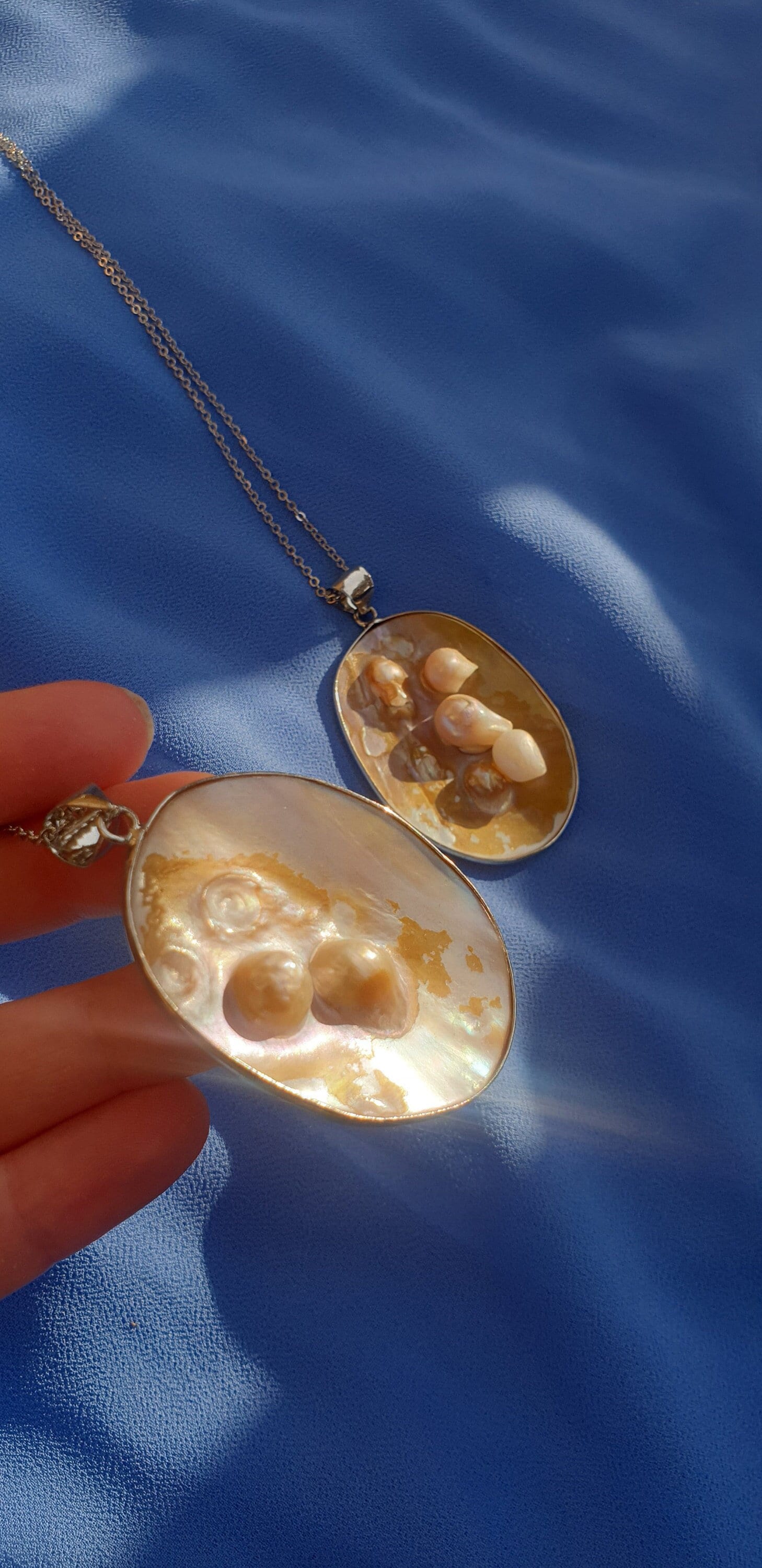 Pearl Oyster With One High Quality 6-7MM Oval Pearl Inside, Natural Pearl  Color, Freshwater Pearl Wholesale 