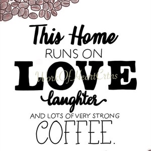 Arte da parede do café (somente impressão digital)