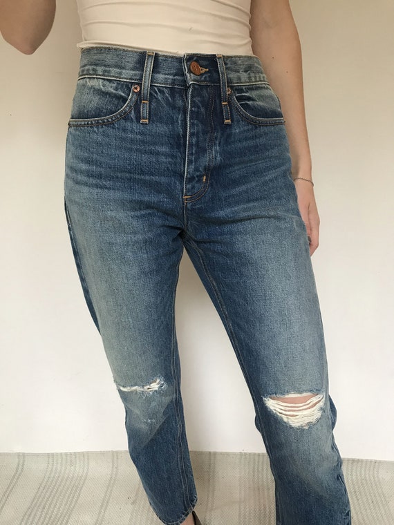 Womens mom jeans, designer jeans, new, size UK 8