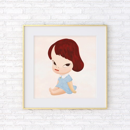 Yoshitomo Nara Hot House Doll In The White Room Iii Giclee Etsy Yoshitomo Nara Hot House Doll In The White Room Iii Giclee Etsy