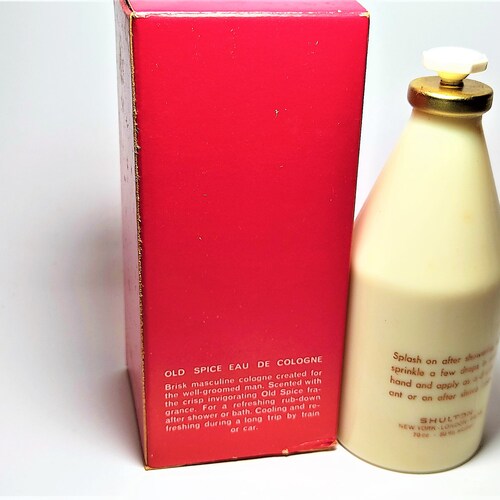 Old Spice Bounty Shulton 1967 EAU shops DE COLOGNE 70 cc Vintage Fragrance for men Gift Idea