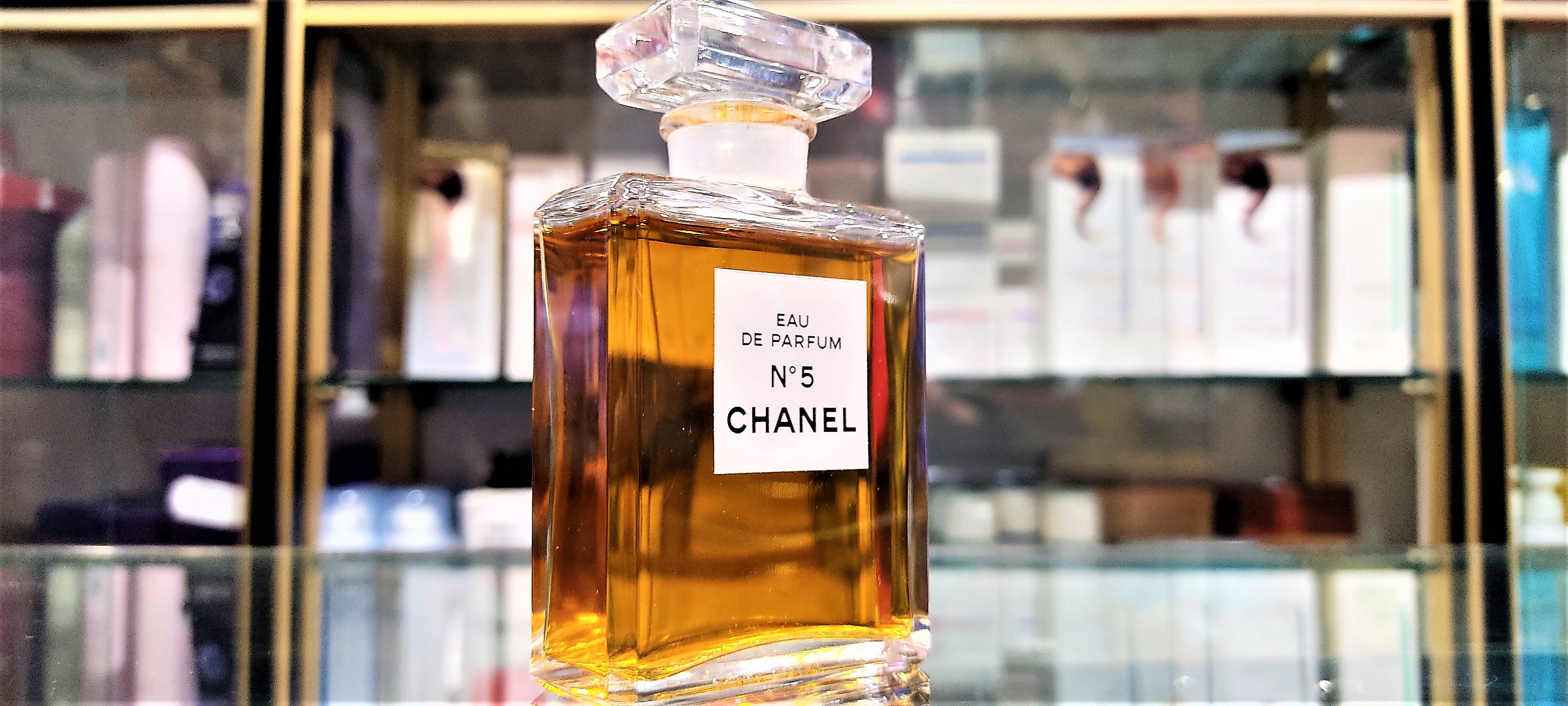 1956 Chanel Eau de Cologne No. 5 Ad - The most treasured name in perfume