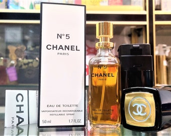Vintage Chanel No 5 Cologne Spray Refill 1.7 oz 50 ml Sealed in