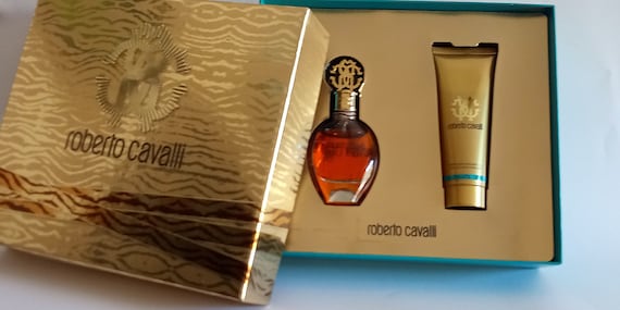 prijs Vijf eeuw Roberto Cavalli Eau de Parfum 30 ml /douchegel 75 ml | Etsy