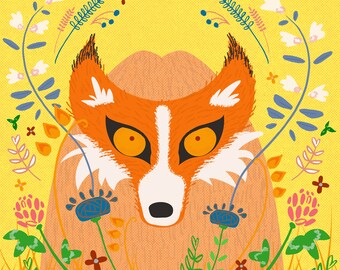 Greeting card - fox
