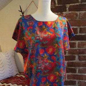 70&#39;s Paisley Blouse
