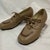 VTG Brown 100% Leather Woven Mules main image 1