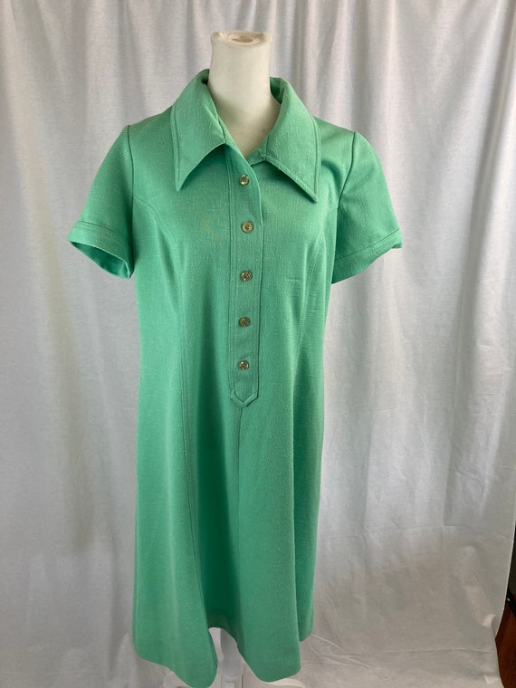 1960's Lime Green Dress - image 5