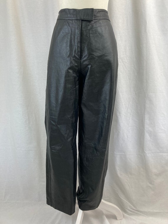 1990's Leather Pants - image 1