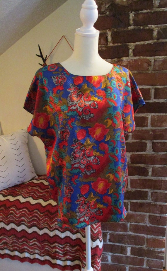 70's Paisley Blouse