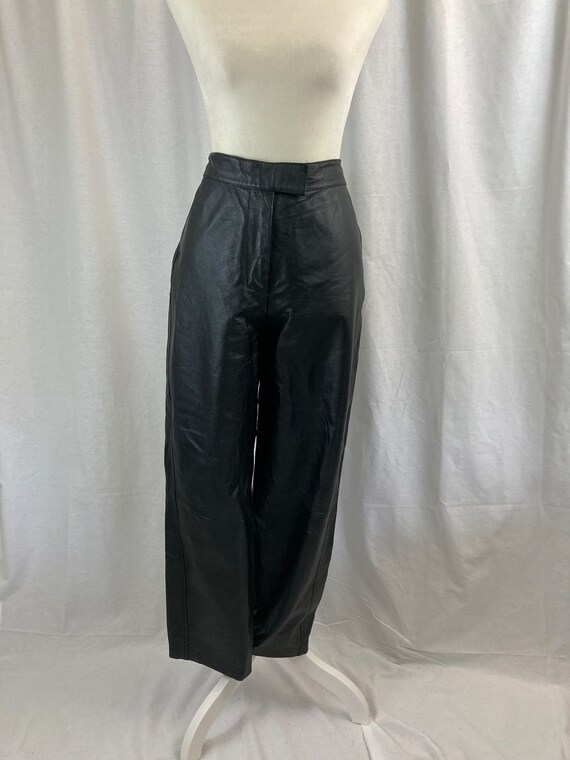 PANTALON CUIR LA PELLERIA VINTAGE 90'S