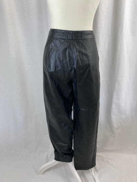 1990's Leather Pants - image 5