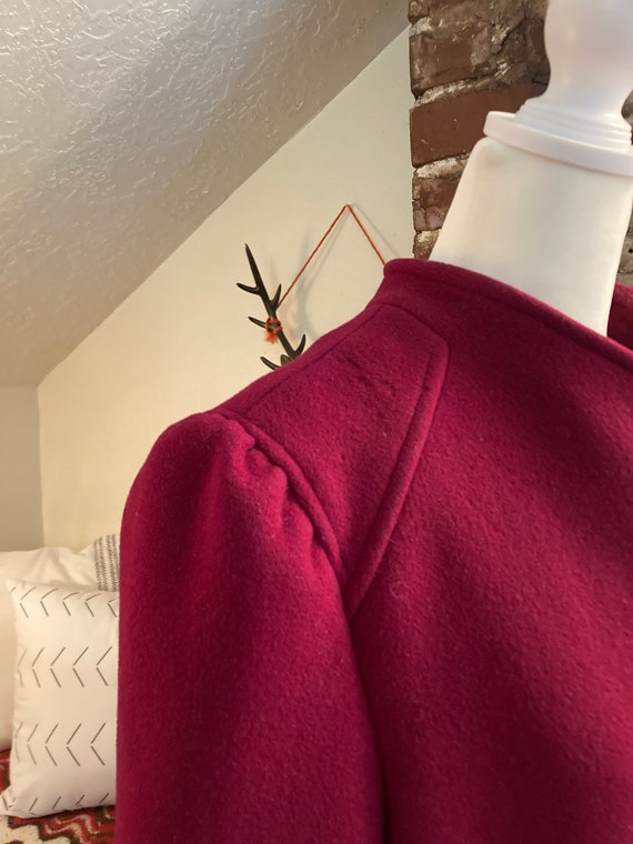 Vintage Wool Coat With Toggle Buttons Gem