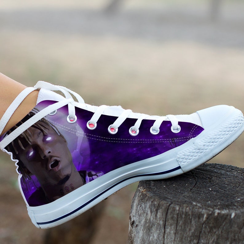 Juice WRLD Hightops Custom Music Shoes Rapper Shoes Hip Etsy