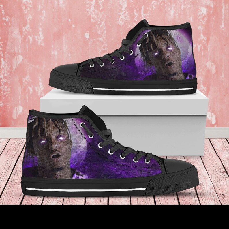 Juice WRLD Hightops Custom Music Shoes Rapper Shoes Hip | Etsy
