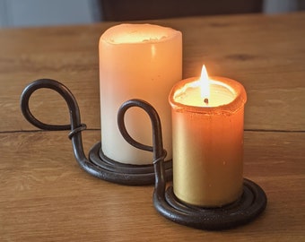 Candle Holder - Hand Forged