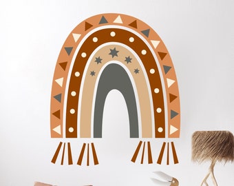 RAINBOW V240 adhesivo de pared en estilo bohemio, adhesivo de pared para habitación de los niños, adhesivo para habitación de bebé, adhesivo para pared, cenefa