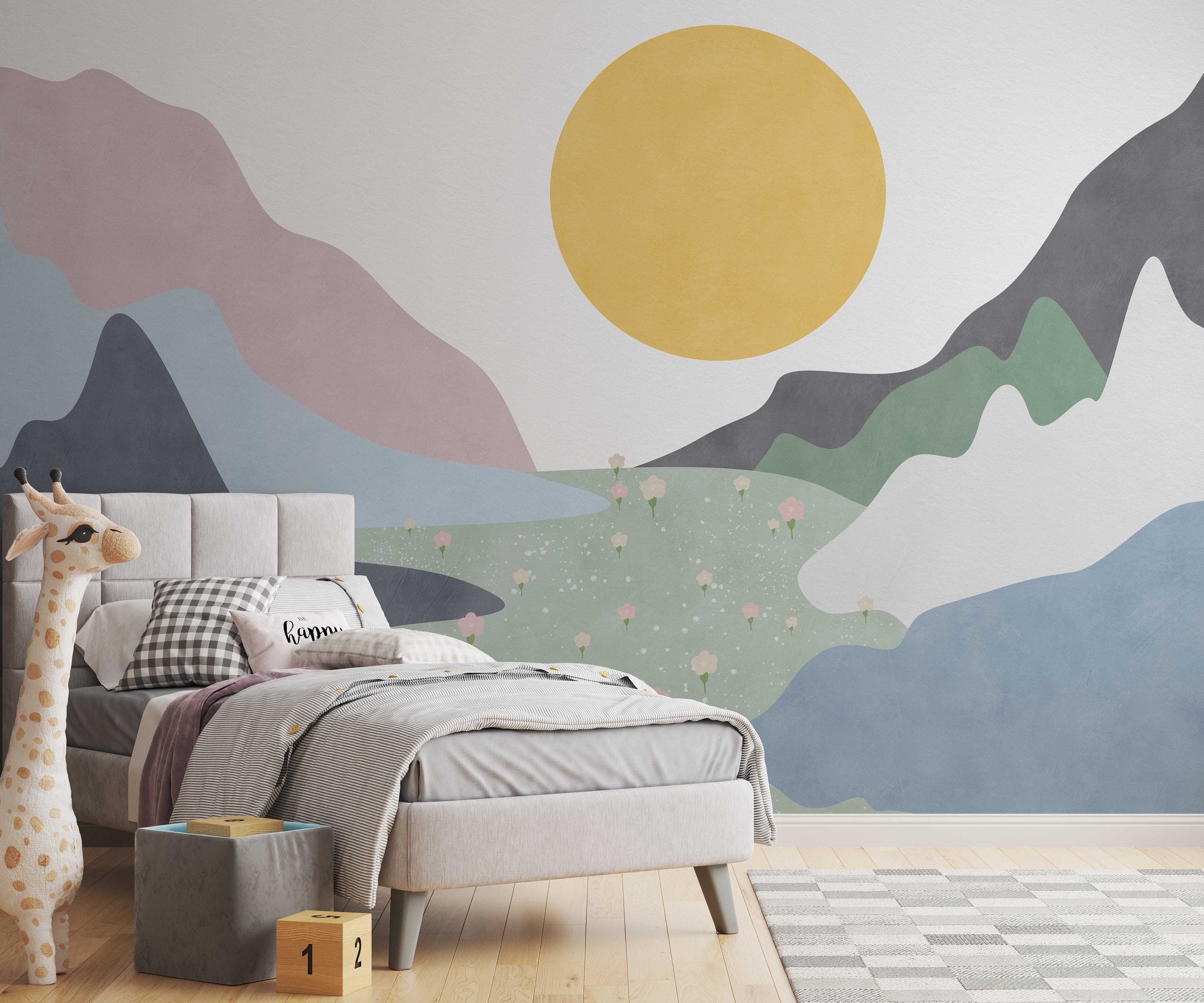 EVXID Poster Su Tela Nursery Big Sis Lil Bro – Quadro Per Cameretta Condivisa, Decorazione Botanica 30,5x38,1 Cm
